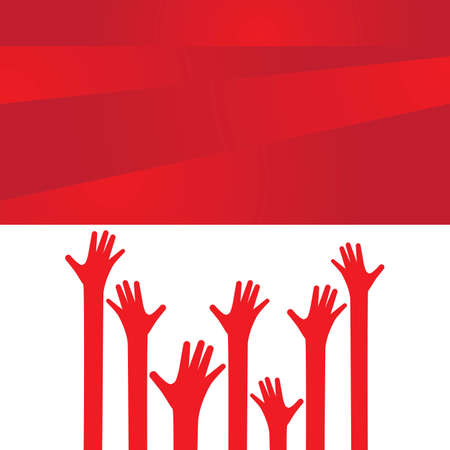 Indonesian flag independence day ilustration vectorのイラスト素材