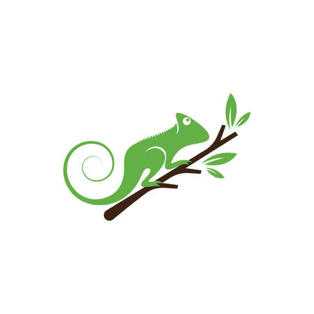 Lizard vector illustration logo templateのイラスト素材
