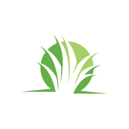 Grass illustration icon designのイラスト素材