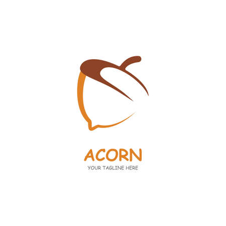 Acorn icon illustrationのイラスト素材