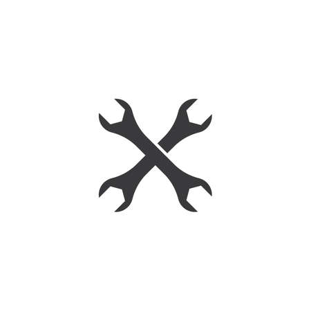Wrench Service tool templateのイラスト素材