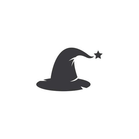 Wizard cap character  templateのイラスト素材