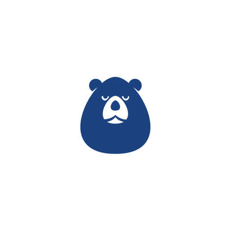 Bear logo ilustration vector templateのイラスト素材