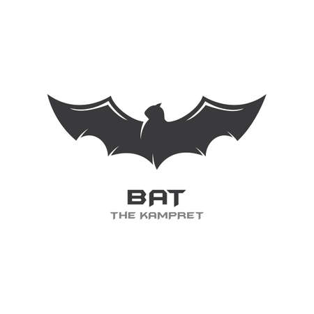 Bat illustration   vector templateのイラスト素材