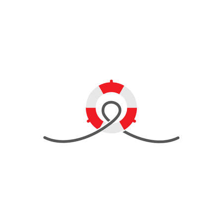 Lifebuoy  icon vector illustration templateのイラスト素材