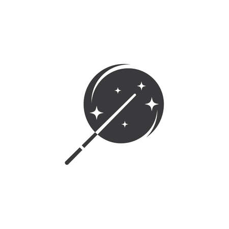 Wand Magic stick icon vector templateのイラスト素材