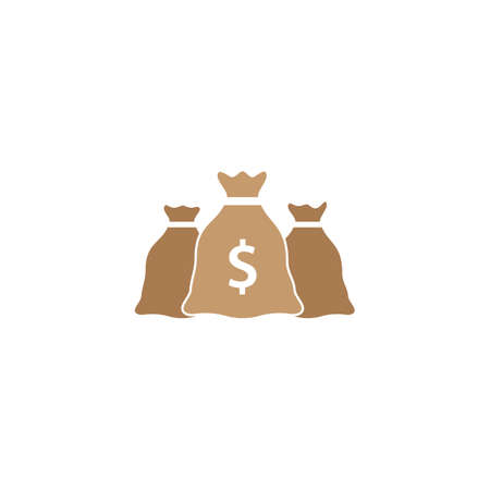 Money bag  icon vector templateのイラスト素材