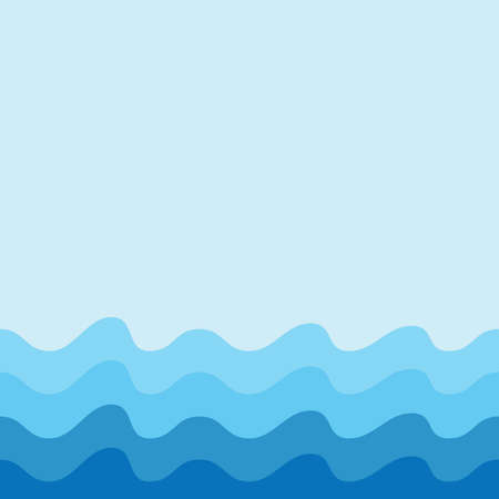 wave background vector  for business templateのイラスト素材