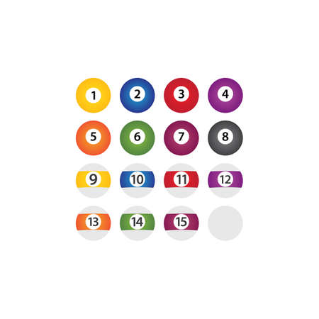 Ball Billiard icon vector illustration templateのイラスト素材
