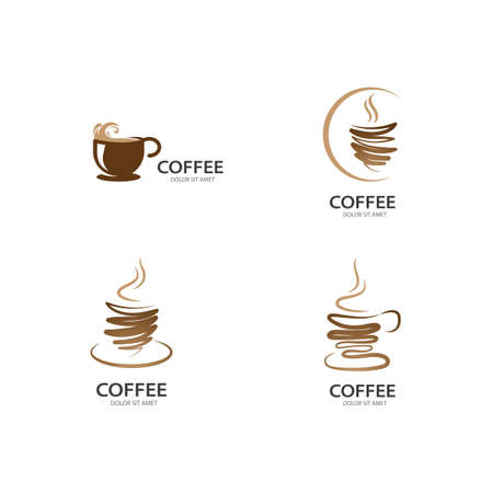 Coffee cup  Template vector icon designのイラスト素材