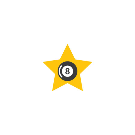 Billiard  vector illustration template