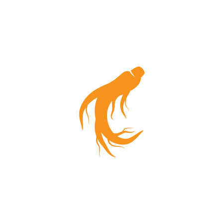 Ginseng  illustration vector templateのイラスト素材