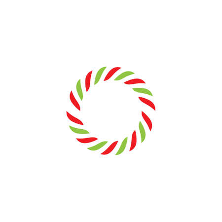Sweet Candy cane icon illustration vectorのイラスト素材