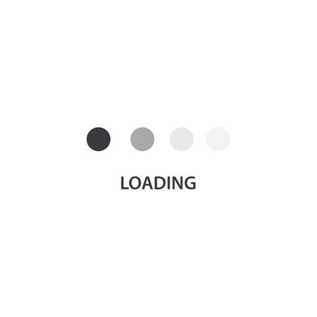 Loading indicator icon vector flat designのイラスト素材