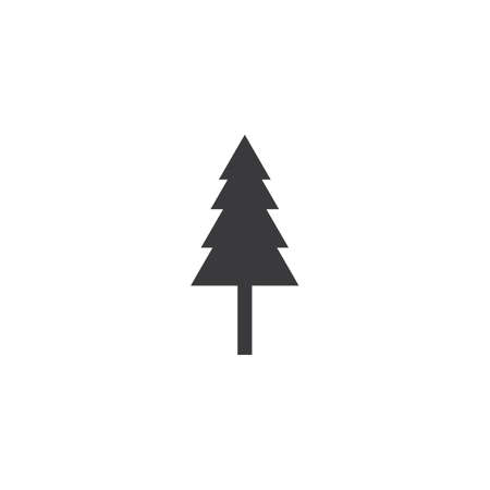 Pine tree  illustration vector designのイラスト素材