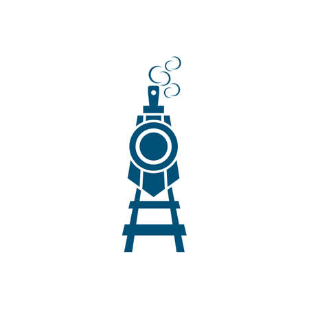 Train illustration  vector flat designのイラスト素材