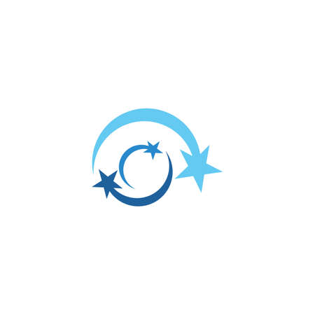 Star Logo Template vector icon illustration designのイラスト素材