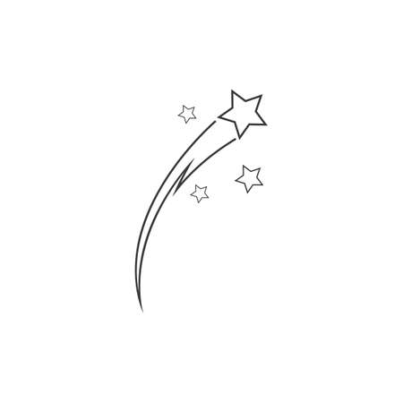 Star Logo Template vector icon illustration designのイラスト素材