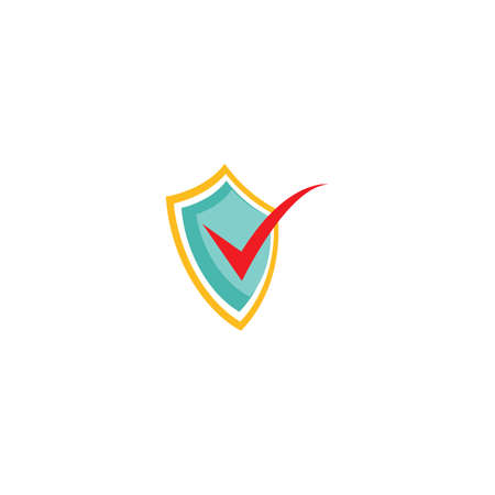 Shield logo template vector illustrationのイラスト素材