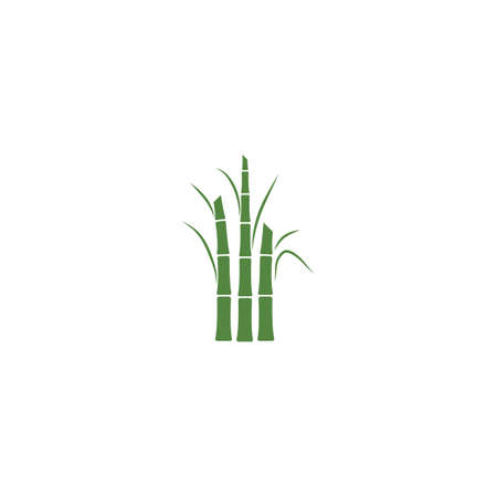 Sugar cane plant logo vector illustration designのイラスト素材