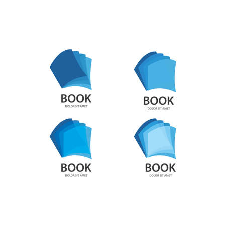 Book education Logo Template vector Illustration designのイラスト素材
