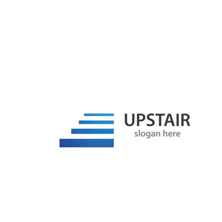 The Upstair logo vector designのイラスト素材