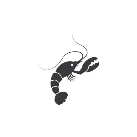 Lobster logo illustration vector designのイラスト素材