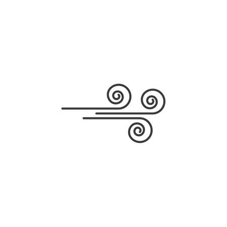 Wind icon vector illustration designのイラスト素材