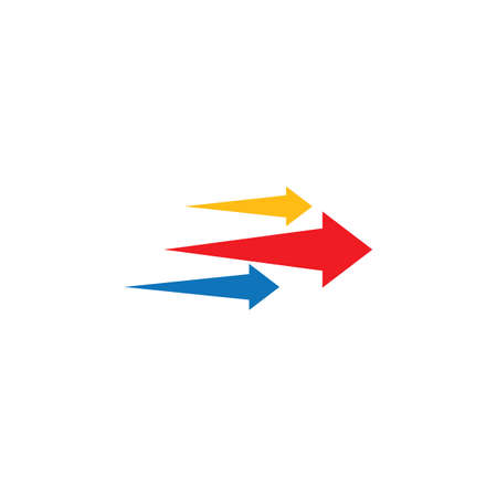 Arrow logo  design vector templateのイラスト素材
