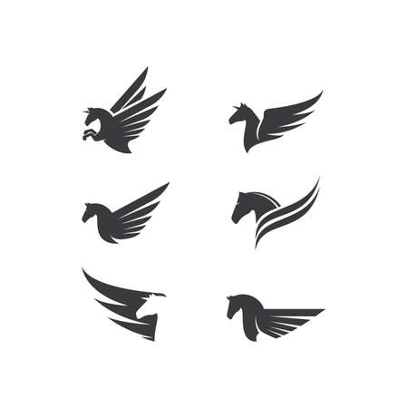 Horse Logo Template Vector illustration designのイラスト素材