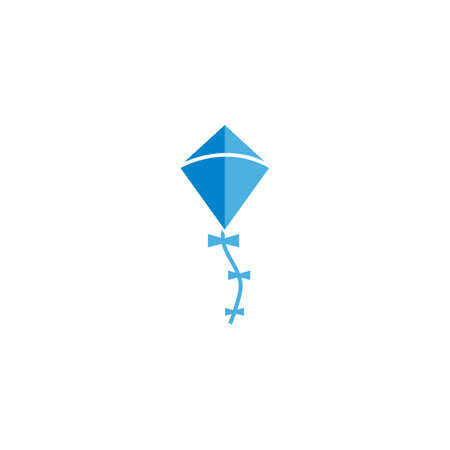 Kite illustration logo vector designのイラスト素材