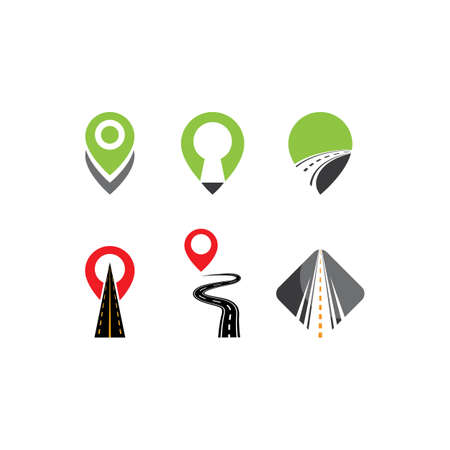 Way symbol illustration vector designのイラスト素材