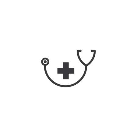 Cross Medical Logo template vector illustration designのイラスト素材