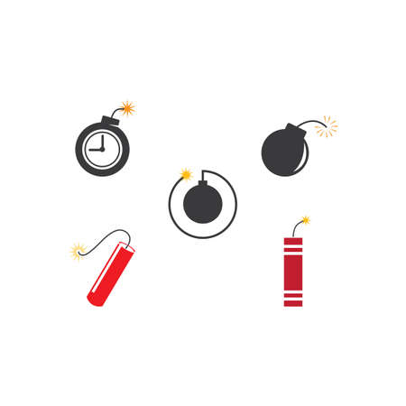 Time Bomb dynamite icon vector designのイラスト素材