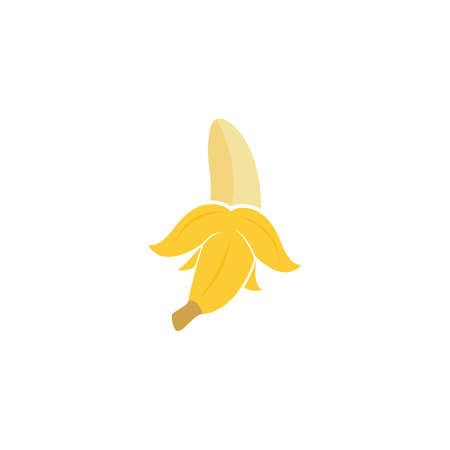 Banana logo illustration vector templateのイラスト素材