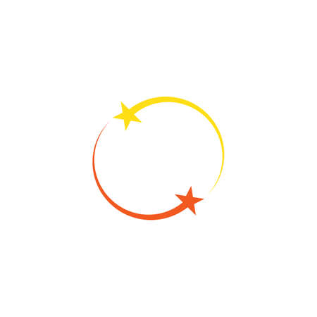Star Logo Template vector icon illustration designのイラスト素材