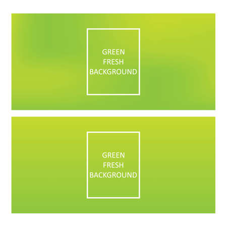 Green Fresh backgroud vector design templateのイラスト素材
