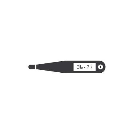 Thermometer icon vector illustration flat designのイラスト素材