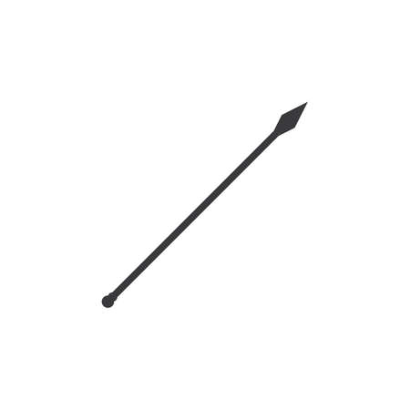 Spear logo and symbol vector design illustrationのイラスト素材