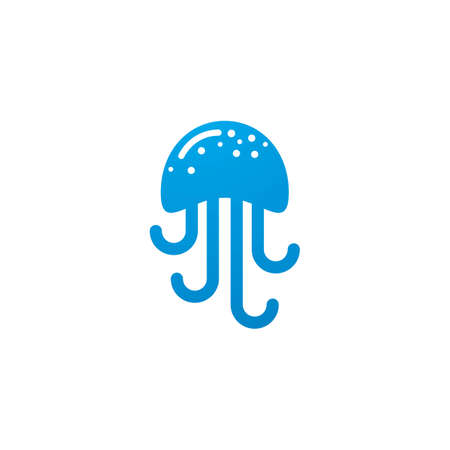 Jellyfish illustration vector designのイラスト素材
