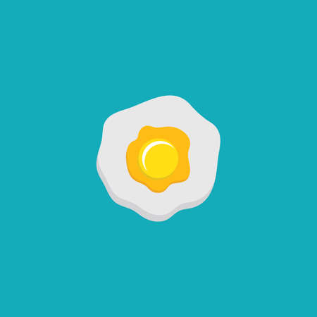 Egg illustration vector flat design templateのイラスト素材