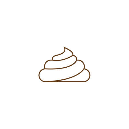 Feces icon illustration vector designのイラスト素材