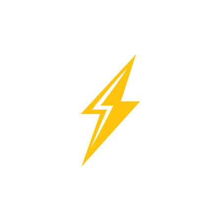 Lightning symbol Template vector icon illustration designのイラスト素材