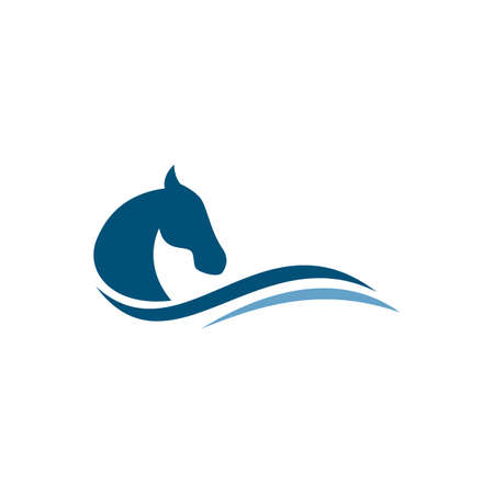Horse  illustration template Vector designのイラスト素材