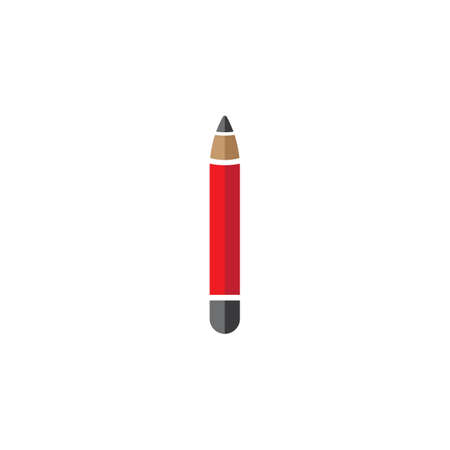 Pencil colour in white background illustration vectorのイラスト素材