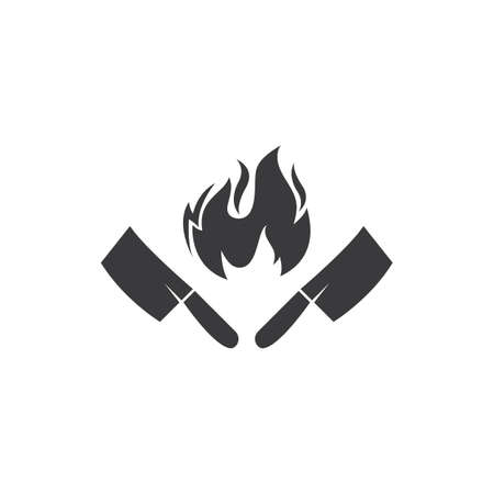 Kitchen icon cooking tools vector flat designのイラスト素材
