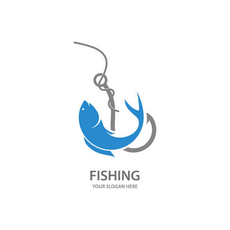 Fish ilustration vector design templateのイラスト素材
