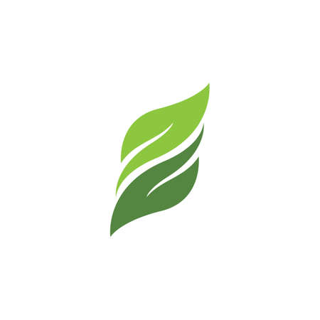 Green leaf ecology nature element vectorのイラスト素材