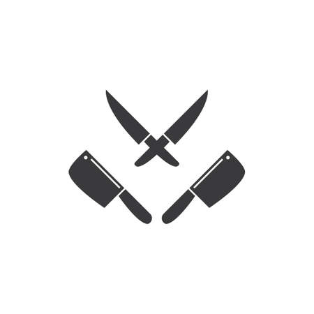 Kitchen icon cooking tools vector flat designのイラスト素材