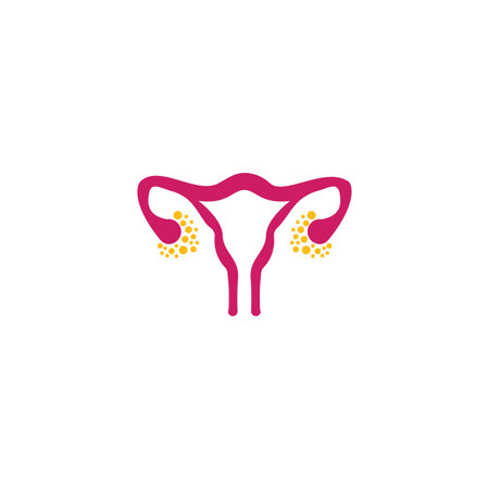 woman reproduction icon template design
